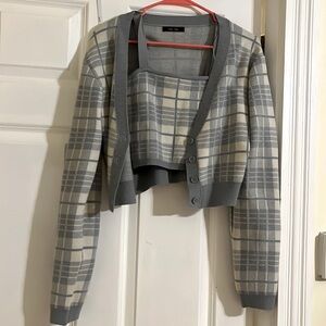 Sweater and shirt set